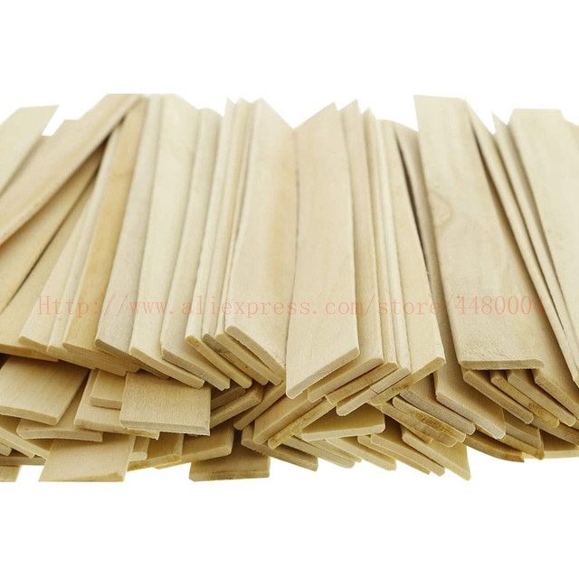 25/50/100PCS Wooden 8” Paint Sticks Wooden Paint Stirrers Bulk Hardwood for  Wood Crafts Paint mixing - AliExpress